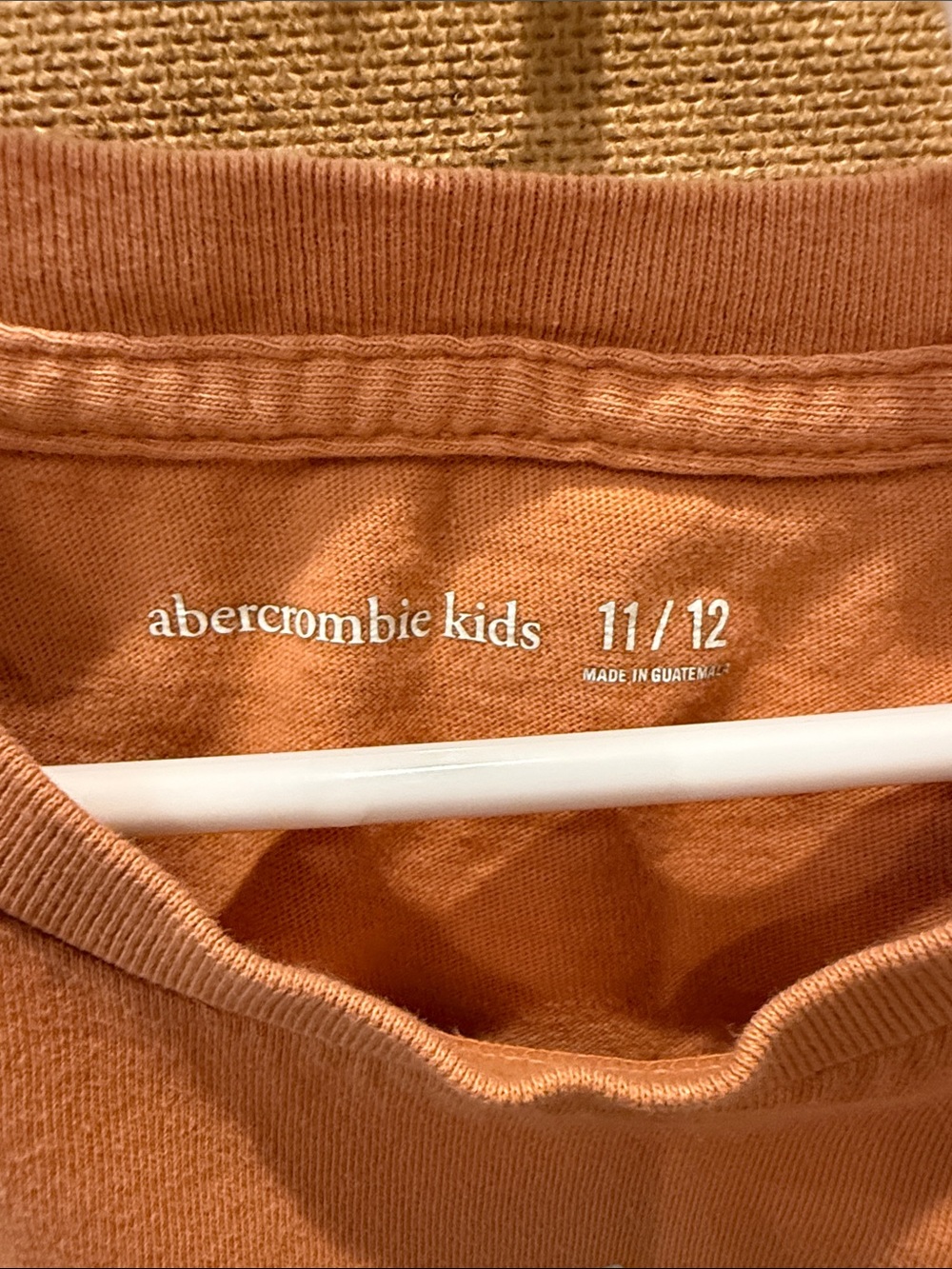 abercrombie kids boys Orange-to-Burgundy Ombre Sriracha Graphic Tee - Picture 2 of 4